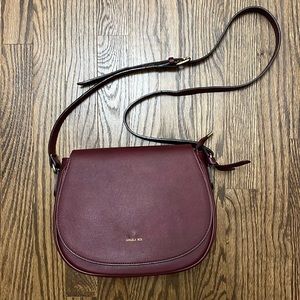 Maroon cross body bag (Angela Roi)